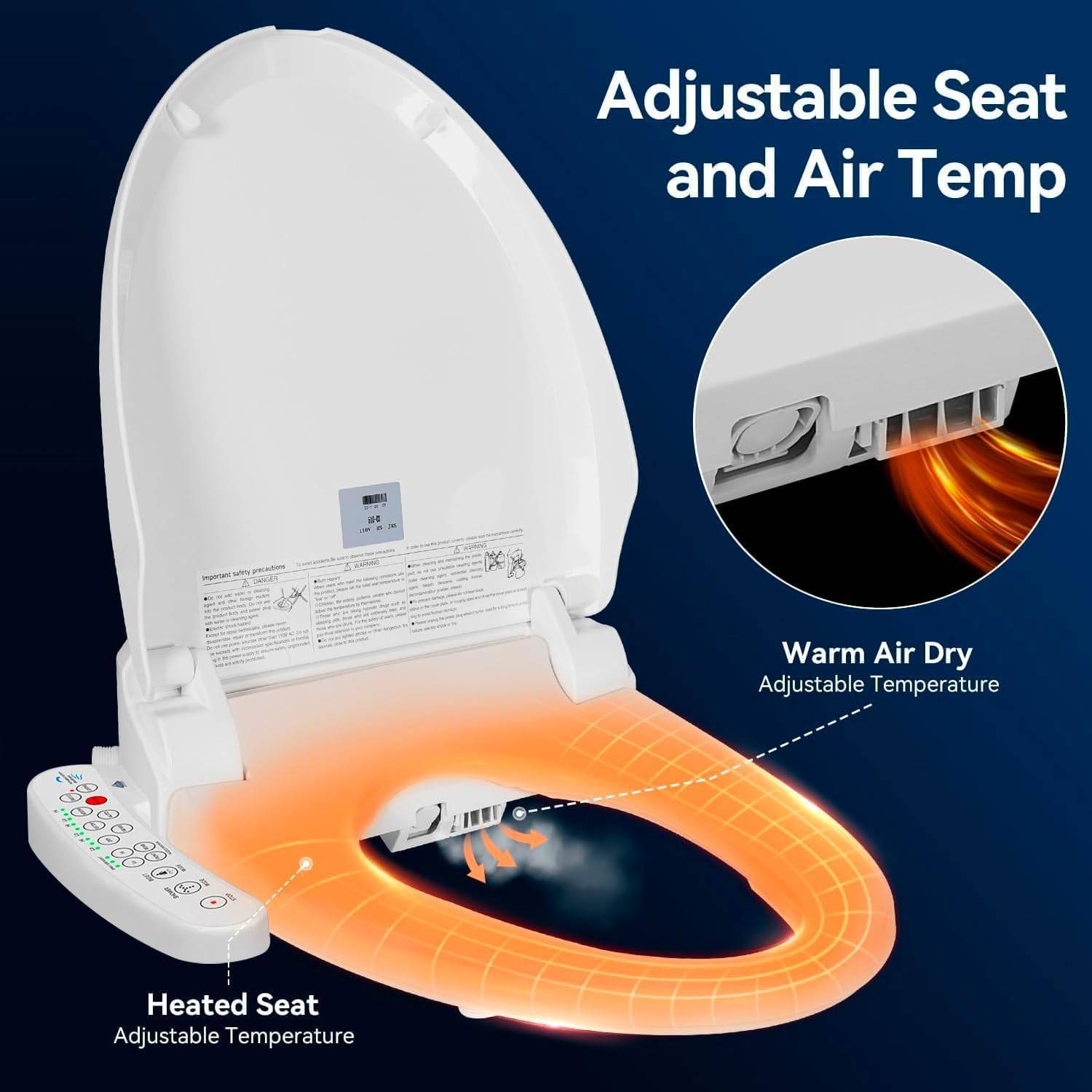 buy heated bidet attachment