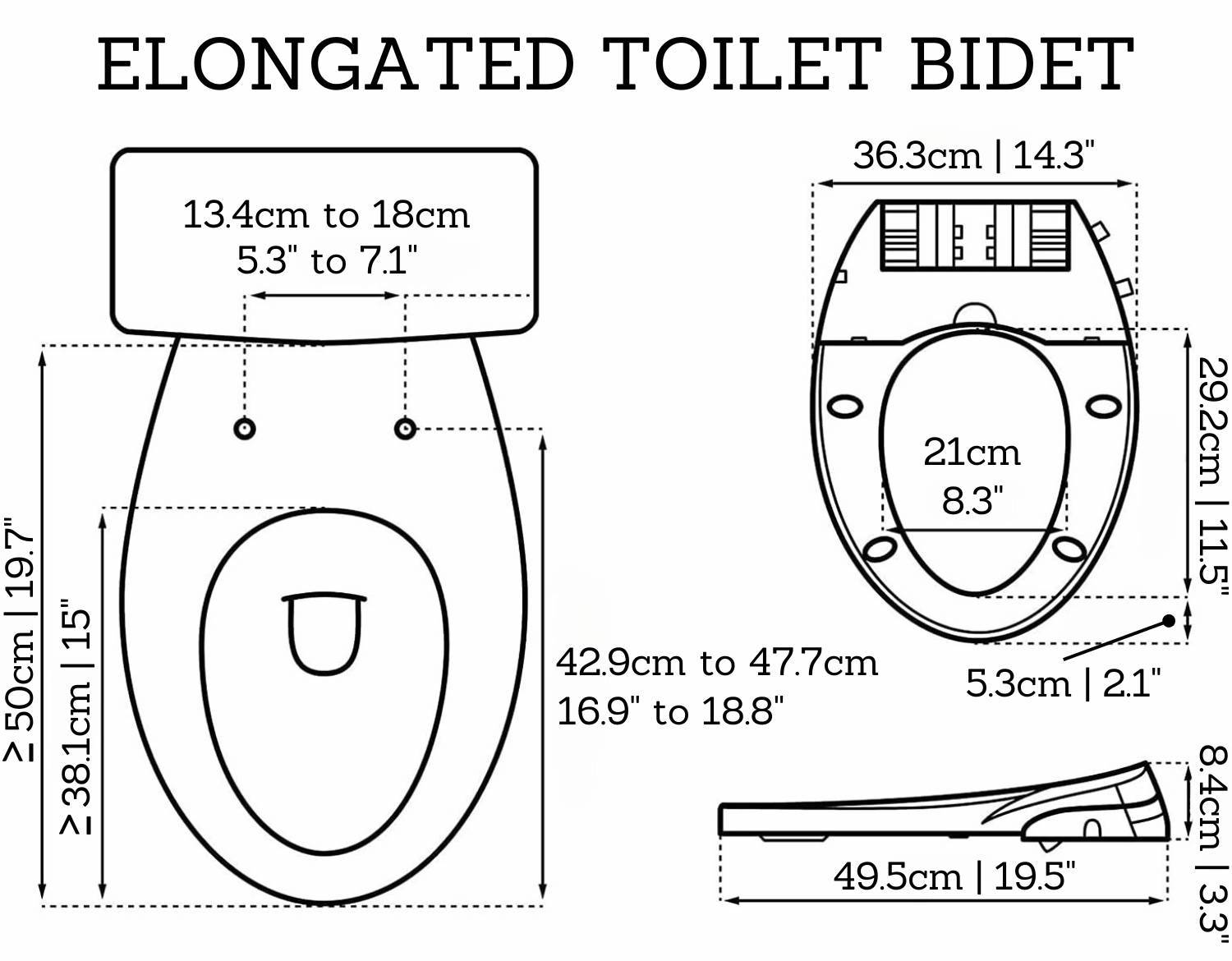 buy bidet toilet seat elongated