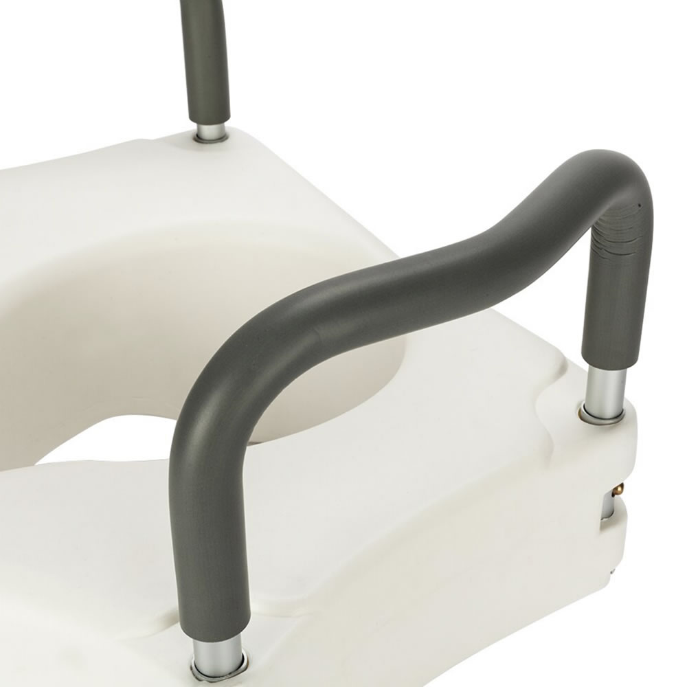 Raised Toilet Seat with Handles: image 4
